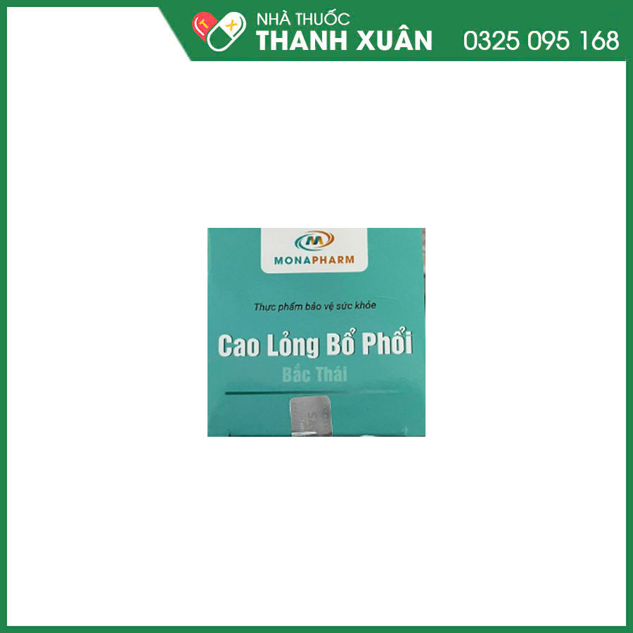 Cao Lỏng Bổ Phổi - Bắc Thái giúp bổ phổi, giảm do, giảm đau rát họng và khản tiếng do viêm phế quản